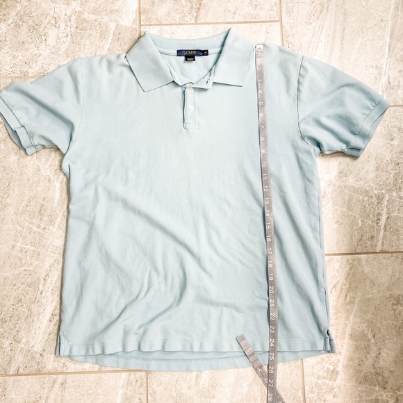 J. Crew Light Blue Cotton Polo Size Small - Picture 5 of 6